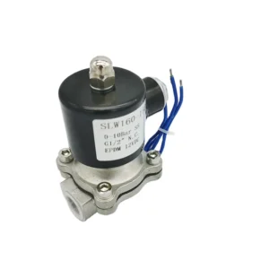 24V Stainless Steel Water Gas Solenoid Valve SLW150-15 2-Way Shutoff Diaphragm Customizable