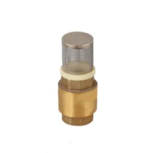 3/4″ Brass Spring Check Valve with SS Filter Brass Foot Valve