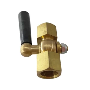 3/8” BSPP Brass Cock Valve Gauge Manual Shutoff Customizable OEM Support