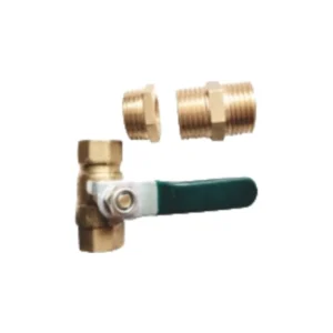3/8 Copper Ball Valve Air Compressor Shutoff Kit 1/4F-F 3/8F-F 1/4M-F 3/8M-F Metal Parts