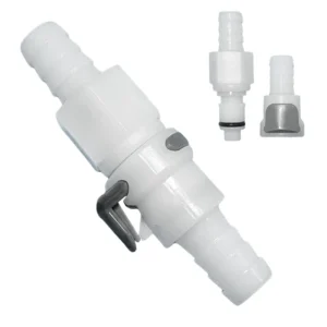 3/8″ Hose Barb Non-Valved Open Flow Water Air Connector Female/Male Quick Disconnect Barbed Fitting