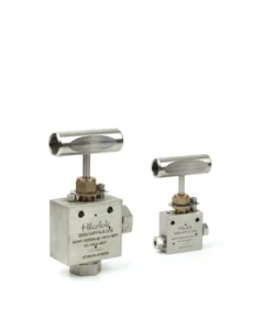 30000 psi Ultrahigh Pressure Stainless Steel 1/4” 3/8” 9/16” OD Straight Angle 3-Way Needle Valve