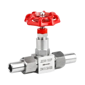 304 201 316 Stainless Steel J21W J23W 160P 64P High Pressure Welding Needle Valve Stop Valve