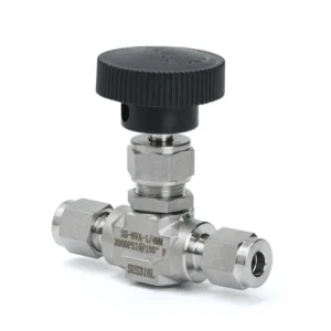 304 306 Stainless Steel Fittings Needle Valve Q91SA PN64 Ball Valve Straight Through Ferrule Joint Pneumatic Fittings