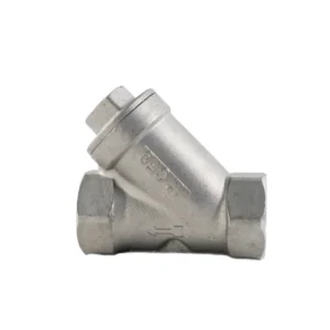 304 316 Stainless Steel Internal Wire Y Filter Internal Threaded Plumbing Filter Valve Y Strainer