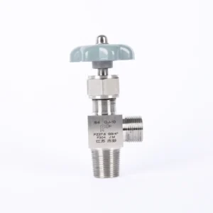 304/316 Stainless Steel Needle Valve Manual High Pressure Gas Valve 6000psig Male Thread High Temperature