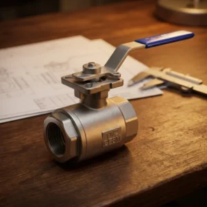 304 316L BSPT BSPP NPT Female Stainless Steel Ball Valve with Handles Two Piece Manual Ball Valve With Internal Thread
