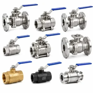 304 316L Stainless Steel Bspt CF8M Two piece 2PC Internal Thread Floating Ball Valve Manual OEM for Water Gas Oil