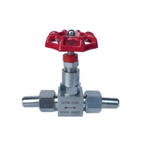 304 J23W-160P Stainless Steel Needle Valve with Internal Teeth Welded with External Thread Globe Valve