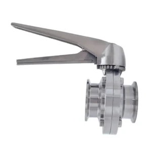 304 Stainless Steel Duckbill Quick-connect Butterfly Valve Sanitary Manual Quick-connect Butterfly Valve Butterfly Chuck Valve