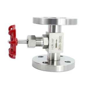 304 Stainless Steel Flange Globe Needle Valve High Pressure Water Regulating Manual Instrument Equipment Connection Valve JX29W