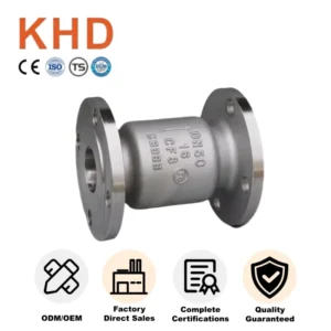 304 Stainless Steel Flange Vertical Check Valve Lifting One Way 2 Inch DN50 Check Valve