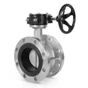 304 Stainless Steel Flanged Butterfly Valve D341 Manual Soft Seal 2 Inch for Industrial Use Oil Chemicals Water