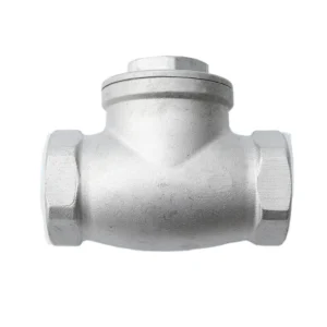 304 Stainless Steel Manual Horizontal Check Valve Internal Thread Swing PTFE Sealed Corrosion-Resistant Water Stop Valve