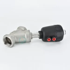 304 Stainless Steel Pneumatic Y-Type High Temperature Automatic Control Valve Inner Wire Angle Seat Valve Steam Angle Valves