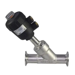 304 Stainless Steel Threaded Pneumatic Angle Seat Valve Flange Quick Installation Plastic Head Automatic Control Valve