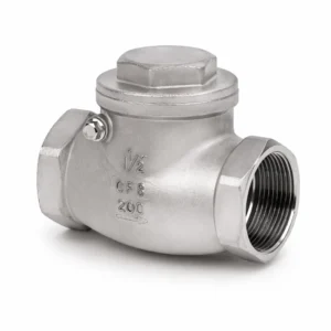 304 Stainless Steel Threaded Vertical Check Valve Non-Return Valve with DN8-DN100 Port Sizes