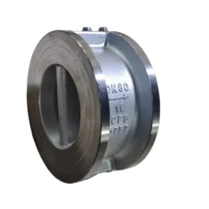 304 Stainless Steel Wafer Check Valve Double Disc Butterfly H76 77x w 16pp c Check Valve