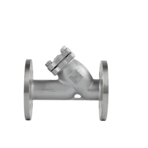 304 Stainless Steel Y Flange Blue Filter Valve GL41W Manual Steam Water Pipe Filter