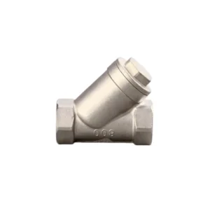 304 Stainless Steel Y Type Strainer Pipe Filter with Internal Thread 80 Mesh Screen Valve