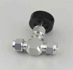 316 SS High Pressure 3000psig Straight Needle Valve Ferrule Fitting Manual Double Union 1/8″-1″ Acid Chemical OEM