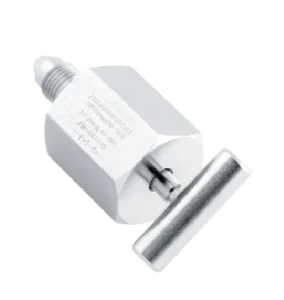 316 Stainless Steel Bleed Valve 20000-30000 PSI Acid Compatible Needle Type 1-Way Manual Operated 1/4 in Port High Pressure
