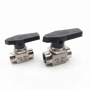 316 Stainless Steel Female Thread Straight Ball Valve KH Integrated One Way Stop Medium Pressure Manual Plug Gas 1 Year