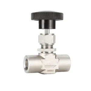 316L Stainless Steel High pressure Needle Valve 1 4in Female Thread Needle Flow Regulating Valve for Instrumentation