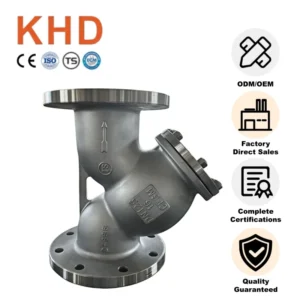 316L Y Shaped Strainer GL41W-150LB Custom Size for Steam Oil Water High Temp Application Valve