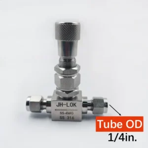 316SS Manual Needle Valve Double Ferrule ASME ASTM ANSI API EN BS GB DIN Standards for Oil Gas Water Media