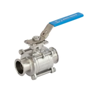 3A Standard Floating Ball Valve 1″ Dn25 Sanitary Stainless Steel 304 Manual Clamped Ball Valve