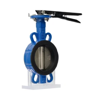 4 Inch Handle Lever Cast Iron Manual Soft Seal Wafer Type Butterfly Valve Soft Seal Butterfly Valve