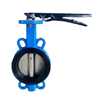 4-inch Handle Cast Iron Manual Soft Seal Butterfly Valve Wafer Butterfly Valve