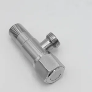 4 point Angle Valve for Hot and Cold Water Shut off Household 304 Stainless Steel Universal for Water Heaters and Toilets