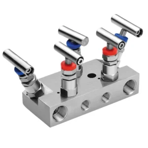 5 Way Ball Manifold Valves High Temperature 6000PSI Durable Stainless Steel MSS-SP-99 Standard