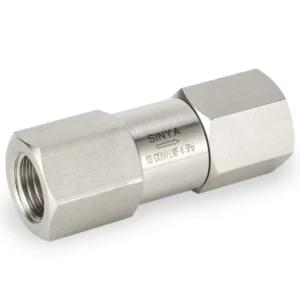 6000 Psig 316SS Stainless Steel High Pressure Non Return Cracking 1/3 psi Instrumentation Check Valves