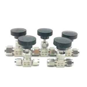 6mm 8mm 10mm Double Ferrule Needle Valve 304 Stainless Steel Globe Valve Instrument Air Source Pipe Flow Regulating Valves