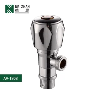 ABS Chrome Toilet Angle Valve Plastic Angle Stop Valve