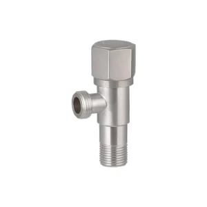 AD 3003 Manual Stainless Steel SUS 201 Brushed Angle Valve for Water Supply