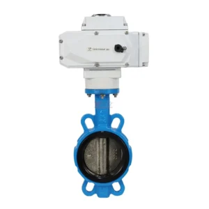 ANSI 150LB Stainless Steel 304 316 Cast Iron JIS 10K PN16 Water Motorized AC220V Electric Wafer Butterfly Valve