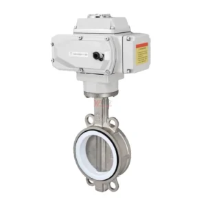 ANSI 150LB Stainless Steel 304 316 JIS 10K Pn16 Handwheel Motorized AC220V DC24V Electric Wafer Butterfly Valve
