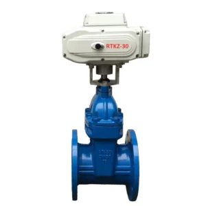ANSI GB DIN Electric Gate Valve PN10 PN16 ON OFF Modulating Actuator For Water Use Medium Temperature OEM Customizable