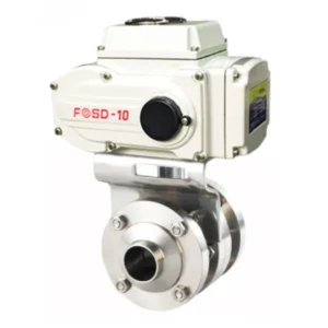 ANSI GB DIN On off Type Modulating Type Electric Water Sanitary Butterfly Valve Air Water Normal Medium Temp OEM