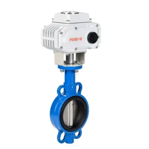 ANSI GB Electric ON OFF Modulating Type Actuator Wafer Butterfly Valve for Water PN10 PN16