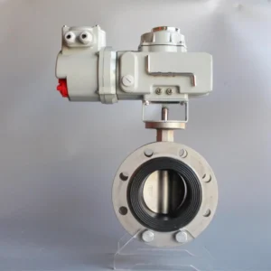 ANSI JIS DIN EN PN10~PN20 DN40~DN1200 Stainless Steel Double Flanged Electric Butterfly Valve for Air Gas Oil