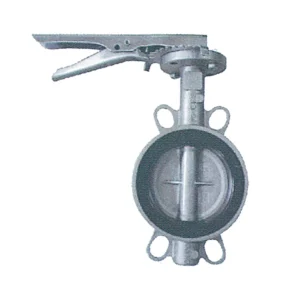 ANSI Low Carbon Steel PN1.2 Wafer Butterfly Valve