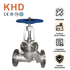ANSI Stainless Steel Flanged Manual Stop Valves High-Temperature Industrial Shutoff Water Gas Manual Stop Valves