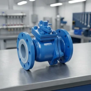 ANSI Standard CF3M Carbon Steel Flange Ball Valve PTFE Seal 1 4 in Port Size OEM Customizable