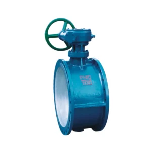 API Center Flange Rubber PTFE Seat Telescopic Butterfly Valve PN10 PN16