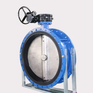 API ISO CE Certified Pneumatic Double Flange Butterfly Valve Stainless Steel for Water Wastewater Treatment 20 Years Source